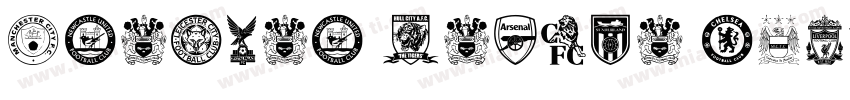 Premier League Font字体转换